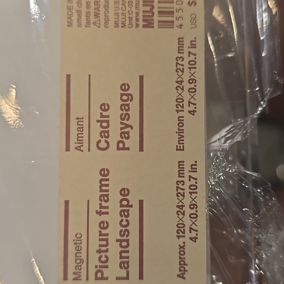 ❤️BUY 2 GET 1 FREE  MUJI Magnetic Acrylic Photo Frame - Landscape - Picture 6 of 7